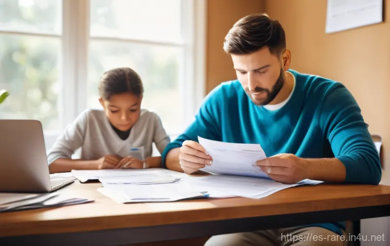 희귀질환 의료보험 적용 여부 - Image Prompt 1: The Resilient Advocate**