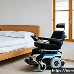 루게릭병 환자 케어 방법 - A warm, bright Spanish home interior adapted for a patient with ALS, featuring safety handrails inst...